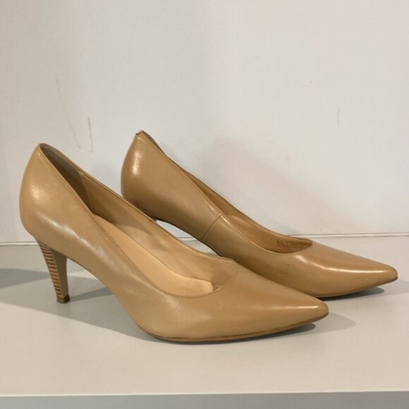 Cole Haan Nike Air Heels Tan Size 8.5 - Picture 2 of 15